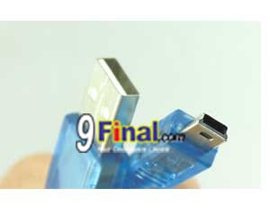 USB Cable - Mini USB to Standard USB Male (Lenght 12 ") for MP3, MP4, Tablet PC - ꡷ٻ ͻԴ˹ҵҧ