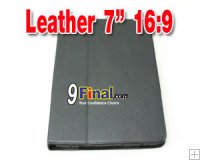 Leather Case For MID (Tablet PC) 7" (16:9) no Keyboard