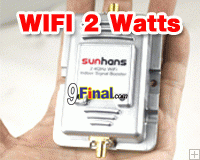 SUNHANS SH-2000 WIFI Booster 2000 mW 33 dbm 802.11b/g/n SMA Broadband Wi-Fi Amplifiers