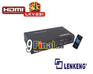LENKENG LKV331 3D 3x1 HDMI Switch ( HDMI 3 Input & 1 out put ) with remote control - ꡷ٻ ͻԴ˹ҵҧ