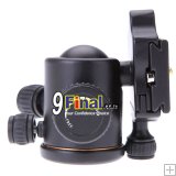 QZSD Q02 Camera Tripod Ball Head Ballhead With Quick Release Plate 1/4" Screw