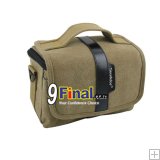 Soudelor Camera Bag กระเป๋ากล้อง DSLR /Mirror Less ผ้า Canvas รุ่น 2001H (Horizontal) - Brown Color