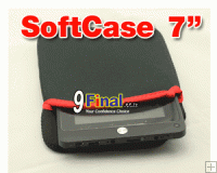 Soft Case 7" for MID, IPAD, GPS, PHOTO Frame 2 Color ( Black, red) protect display screen