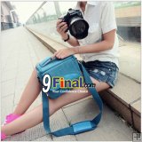 Soudelor Camera Bag ҡͧ digital , MirrorLess Vintage Style  Canvas  6005 -  ( Cyan)