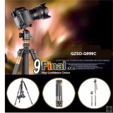 QZSD Q999C Professional Carbon Fiber Tripod Monopod Ball Head For DSLR Camera / Portable Camera Stand / Better than Q999
