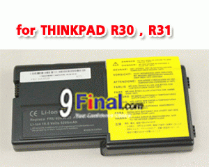 Notebook Battery for IBM Thinkpad R30 (10.8 volts 4,400 mAH) Black Color - ꡷ٻ ͻԴ˹ҵҧ