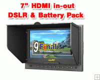 Lilliput 5DII O 7 inch HDMI Monitor with HDMI in- out and Camera Battery Slot