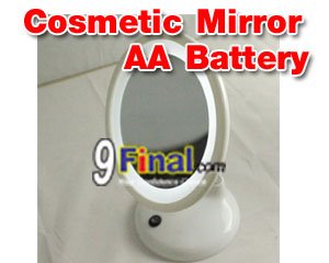 Super Desktop LED Cosmetic Mirror Zoom 3X ( No Charger) (White Color) - ꡷ٻ ͻԴ˹ҵҧ