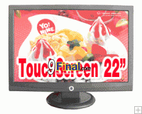 TouchScreen LCD Monitor 22 " KJ-2200T (VGA + USB TOUCH SCREEN )