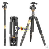 QZSD Q666 With HeadBall Q-02 ҵҪվ 2 in 1 Tripod + Monopod For Canon Pentax Sony Olympus DSLR Camera