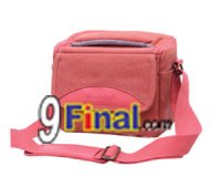 Soudelor Camera Bag ҡͧ digital , MirrorLess Vintage Style  Canvas  6005 -  ( Pink)