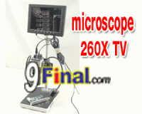 TV Microscope TGT-02 ZOOM 260X 12 LED Adjust SONY 1/3" 420 TV line (w/o monitor)