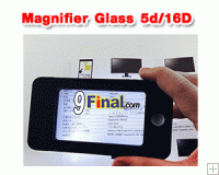 Iphone Shape 5D/16D Magnifier Magnifying Glass With Powerful Ultra Bright Four LED