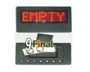 LED Moving Name Board B729 Series Size 82.5 mm*40.5 mm* 6.3(T)mm (Red Bonder Color) no cable/software - ꡷ٻ ͻԴ˹ҵҧ