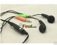 EarPhone Super Bass with microphone ( Black Color)