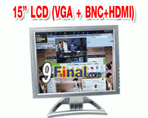 15" Industrial TFT LCD 1505HLM_V2 (3BNC/ 1HDMI/ VGA ) Support PIP - ꡷ٻ ͻԴ˹ҵҧ