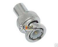 Connector Adapter 10 Pcs RCA Female To BNC Male