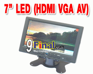 7 inch LED Monitor with VGA/HDMI/AV input model 708HD - ꡷ٻ ͻԴ˹ҵҧ