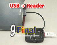 Card Reader + USB Hub for Sumsung Galaxy Tab P7300/P7310/P7500/P7510