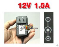 Power Adapter 12 Volts 1.5 A positive in & negative out
