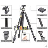 QZSD Q308 Professional Photographic Portable Mini Tripod For Canon Camera With Aluminum Alloy Tripods