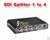 LKV614 1x4 SDI Amplifier Splitter 1 In to 4 Out SD-SDI HD-SDI 3G-SDI Repeater Extender