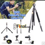 QZSD Q968C carbon fiber Portable Tripod with Ball Head Portable Detachable Changeable Traveling