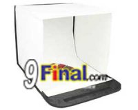 Photo Box 60*60cm (Black/White) with background fabric color studio 4 #IMP_JX_BOX6060