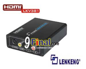 LENKENG LKV381 HDMI to AV (Composite Video/S-Video+Stereo Audio) Converter - ꡷ٻ ͻԴ˹ҵҧ