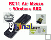 Measy RC11 Air Mouse & Wireless Keyboard 2.4 Ghz Measy RC11 Air Mouse & Wireless Keyboard 2.4 Ghz