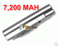 Notebook Battery for MSI U100 Series (11.1 V 6,600 mAh) Black Hi Capacity