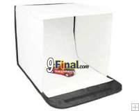 Photo Box 60*60cm (Black/White) with background fabric color studio 4 #IMP_JX_BOX6060