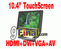 Feelworld FA1046-NP/C/T 10.4" TFT LCD Touch Screen Monitor (HDMI + DVI +AV +Ypbpr)